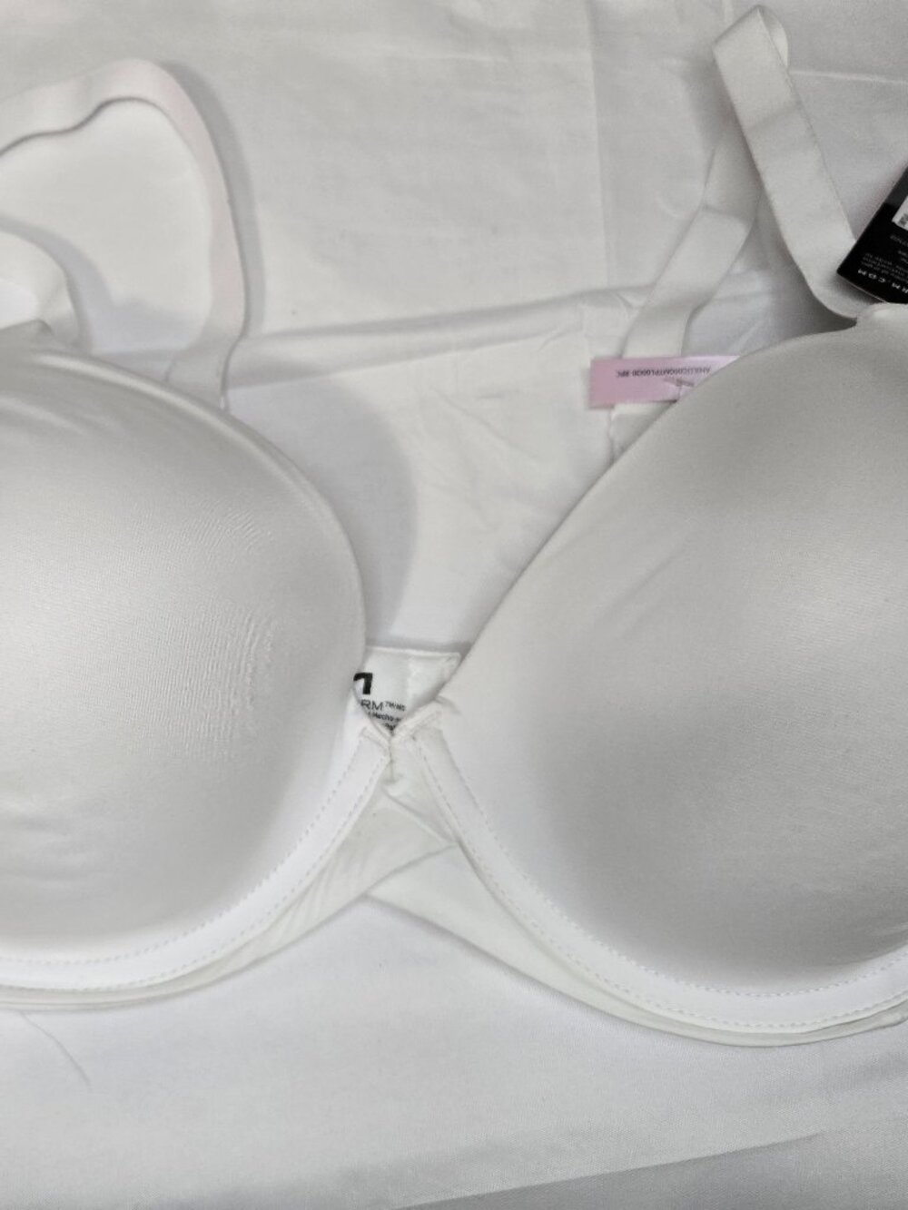 Maidenform white women's 34D T-shirt bra Style:DM7543